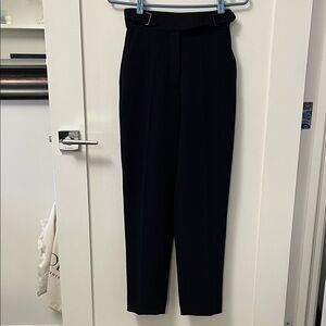 Wilfred Classic Black Belted Trousers